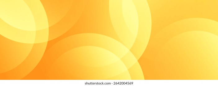 Banner gradient background,orange and yellow circle shape. For web,template cover,ads.Vector eps 10