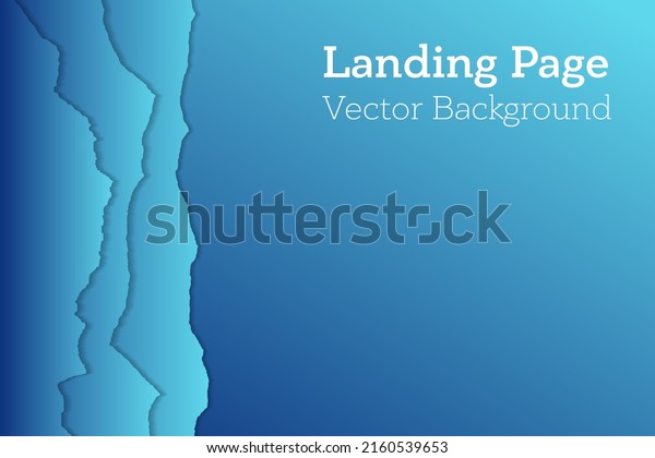 Banner gradient vector background. Paper ragged
edges border. Abstract backdrop. Banner, poster, landing page
background design.