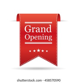 Banner Grand Opening. Vector