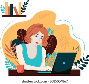 Banner with graphic design elements