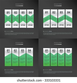 banner green color design pack 