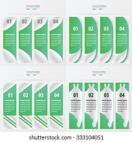 banner green color design pack 