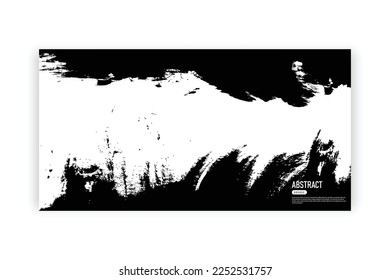 Banner Grunge-Kratze-Pinsel-Design