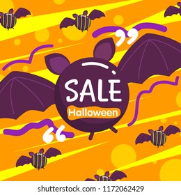 Banner Halloween bat sale 