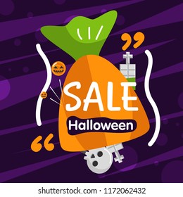 Banner Halloween candy sale 