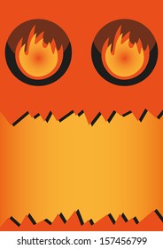 banner - Halloween monster