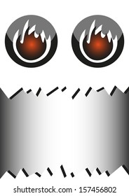banner - Halloween monster