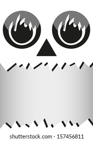 banner - Halloween monster
