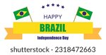 Banner for Happy Brazil Independence Day