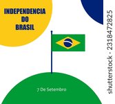 Banner for Happy Brazil Independence Day