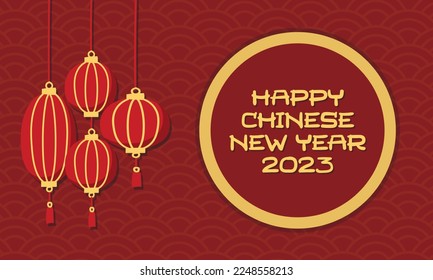 Banner happy chinese new year 2023