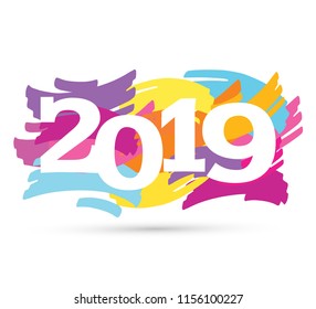 Banner - happy new 2019 year