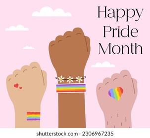 Banner for Happy Pride Month