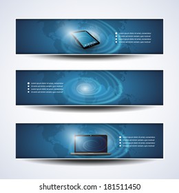 Banner or Header Design - Cloud Computing, Networks