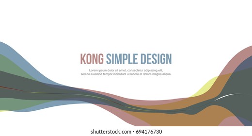 Banner header website abstract colorful style