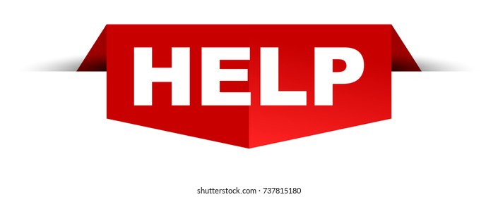 Banner Help Stock Vector (Royalty Free) 737815180 | Shutterstock