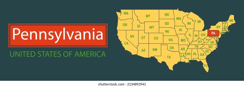 1,709 Pennsylvania state shape Images, Stock Photos & Vectors ...