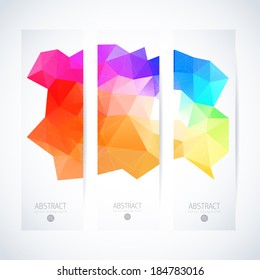 banner ice vertical banner vector set where you can choose what fits best your project banner ice straight water anatomy community rainbow colourful abstract background scene technique heap multicolor
