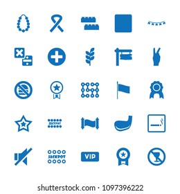 Banner icon. collection of 25 banner filled icons such as smoking area, child building kit, jackpot, medal, direction board. editable banner icons for web and mobile.