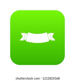 banner icon digital green for any design isolated on white vector illustration
