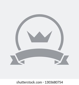 Banner icon for high quality certificate or premium promotion
