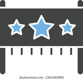Banner Icon image. Suitable for mobile application.