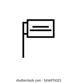 banner icon part 6. marketing icon. Perfect for application, web, logo and presentation template. icon design line style