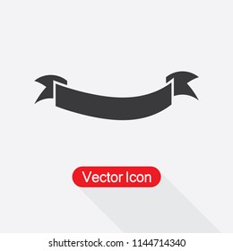 Banner Icon, Ribbon Icon Vector Illustration Eps10
