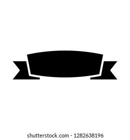 Banner icon. Single high quality banner related icon. Isolated banner symbols in white background. Graphic icons element
