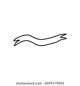 Banner icon vector. Ribbon  sign collection. Label symbol. Decorative logo.