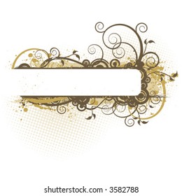 Banner illustration with copy space