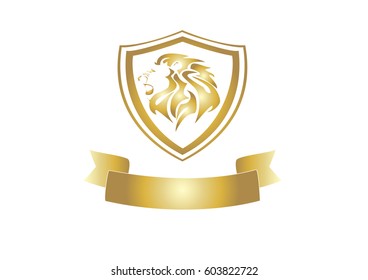 A banner with the image of a lion