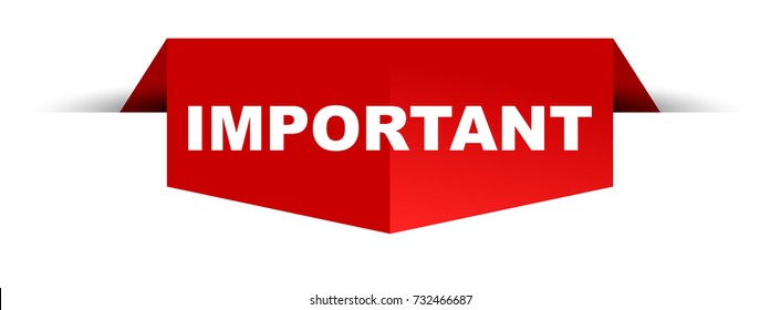 banner important