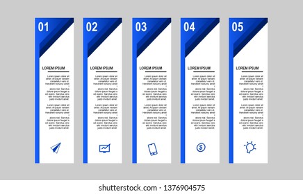 Banner infographic design