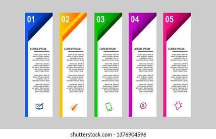 Banner infographic design