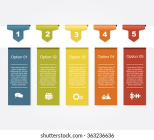Banner infographic design template with place for your data. Vector illustration