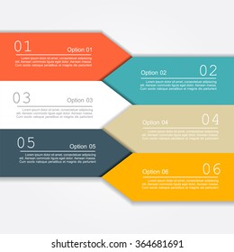 Banner infographic design template with place for your data. Vector illustration