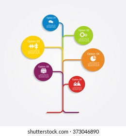 Banner infographic design template with place for your data. Vector illustration