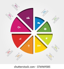Banner infographic design template with place for your data. Vector illustration.