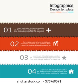 Banner infographic design template with place for your data. Vector illustration.