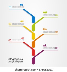 Banner infographic design template with place for your data. Vector illustration.