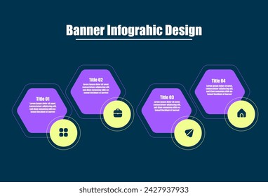 Banner infographic Design template vector