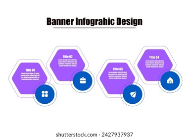 Banner infographic Design template vector