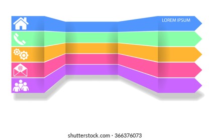 Banner infographic vector design