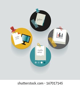 Banner for infographics. Vector illustration for print or web. Modern design template.