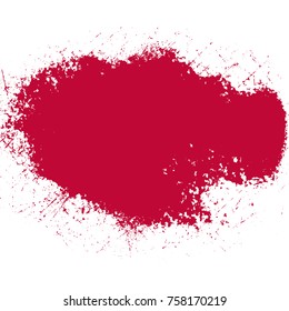 Banner Ink Red Color Poster Blood Stock Vector (Royalty Free) 758170219 ...