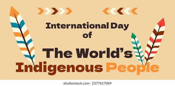 Banner for International Day of the World's Indigenous Peoples