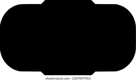icono de silueta vectorial aislada