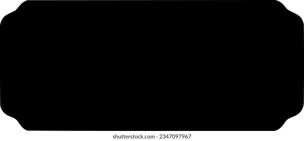 banner isolated vector silhouette icon