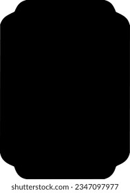icono de silueta vectorial aislada